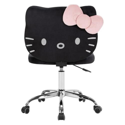 Impressions Vanity Hello Kitty® Kawaii Swivel Vanity Chair, Black