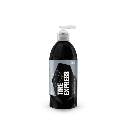 GYEON Tire Express 500ml - Extremely Easy Wet or Dry Application - Long Lasting UV Protection - Water-Based - Very Deep Natural Visual Effect - Self Cleaning - Highly Repellent