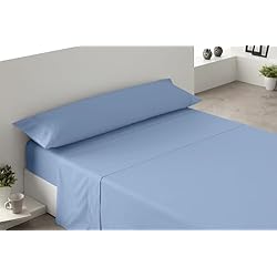 Sabanas Poliester Degrees home - Juego de sábanas de 3 Piezas - Sábana Bajera Ajustable, encimera y Funda de Almohada - Cama 90 cm - 100% Poliéster
