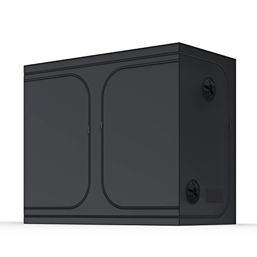 Topogrow 120"X60"X80" Large Indoor Grow Tent Room Indoor Gardening High Reflective Mylar 10'X5' Growing Tents Dark Room, Durable Frame, Removable Floor Tray Hydroponic Greenhouse Plant Veg And Bloom #TOP1