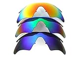  Galaxylense Lentes de reemplazo para Oakley M Marco Heater para hombre o mujer 140x1.5x55 Regular Azul y Verde y Rojo