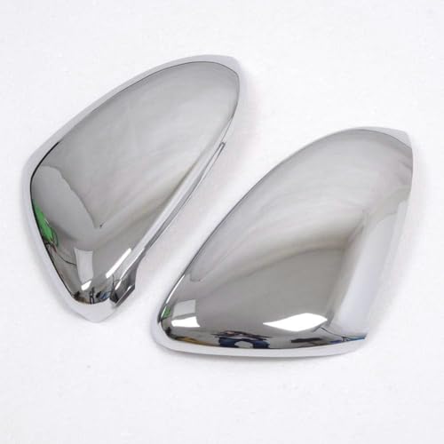 1 Pair Chrome Rearview Side Mirror Cover Caps Door Wing Mirror Cover Accessories For VW Golf 7 GTI MK7 MK7.5 2014 2015 2016 2017 2018 2019