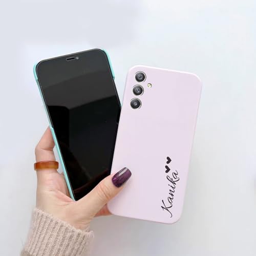 Image of COLORflow Polycarbonate Back Cover Case Compatible With Samsung A34 5G|Solid Color Customized Back Cover Compatible With Samsung Galaxy A34 5G,Assorted