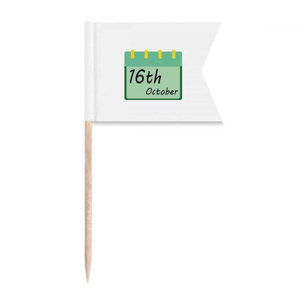 offbb World Food Day Save Simple Farmers Agricultural Toothpick Flags Labeling Marking for Party Cake Food Cheeseplate