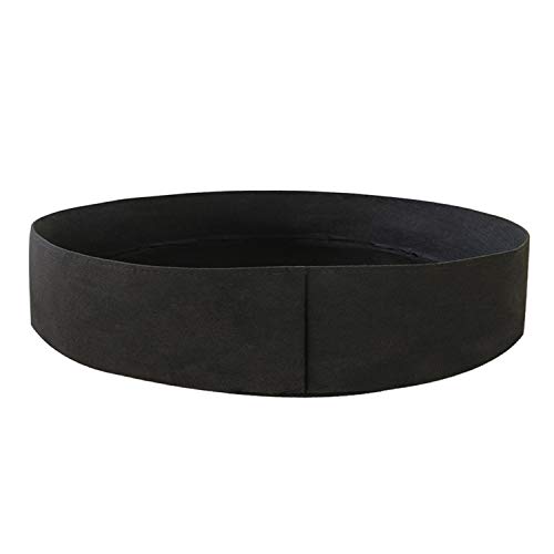 LDDAL 100 Gallon Grow Bags - Large Round Planter Pot, Felt Fabric Raised Garden Bed Container for Growing Herb Flower and Vegetable, Black (50 x 11.8 )
