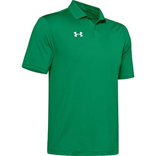 Under Armour Men's UA Team Performance Polo Shirt (3X-Large, Team Kelly Green-White)