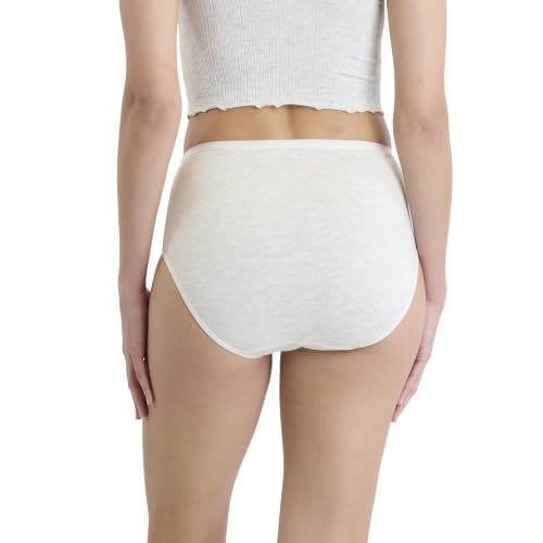 Image of Laura Ashley Women's Cotton Brief Underwear Set, High-Waisted Panties for Women, 5-Pack