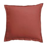 anne de solene paris Douceur Anne de Solène  TAIE d\'oreiller Lin Lavé Lina Terracotta  50/75