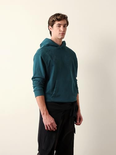 Image of THE BEAR HOUSE Men Cotton Printed Hoodie