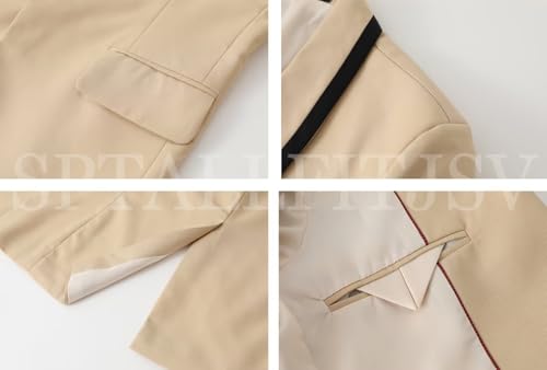 Mens Tuxedo Suits 3 Piece Slim Fit Dinner Prom Suit Shawl Lapel 1 Button Tux Blazer Vest and Pants with Bow Tie4