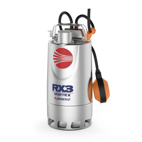 Bomba de elevación de aguas lluviales de acero inoxidable monofásico 220 V – 0,5 kW – 180 L/min – Rueda Vortex