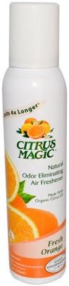 Bulk Saver Pack 9x3.5 Fz : Citrus Magic Natural Odor Eliminating Air Freshener - Fresh Orange