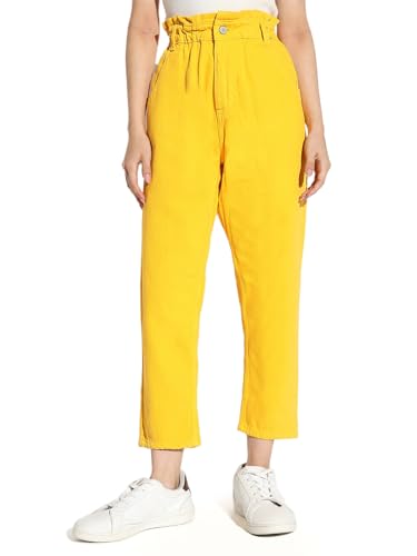 Image of SHOWOFFFF Women Mom Fit Jeans | Denim Jeans for Womens | Mid-Rise Regular Length Jeans for Women's