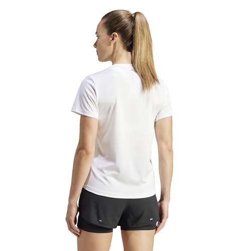 Image of adidas Women's Polyester Geometric Regular Fit T-Shirt