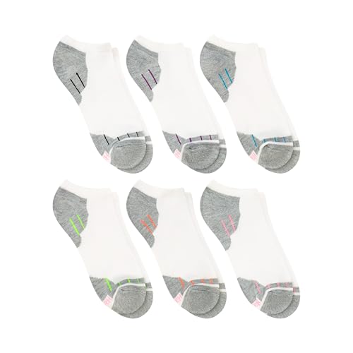 Image of Hanes Women's 6-Pair Comfort Fit No Show Socks