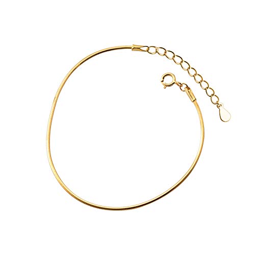 Bracelet infini en argent et os de serpent, cadeau idéal femme