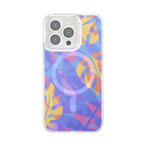 Funda para iPhone 13 Pro PopSockets Boca Palms Blue con MagSafe