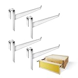 BEEINN 2 Sets Beehive Frame Holder -Stainless Steel Bee Hive Stand - Beehive Frame Perch-Supports 5 Bee Frames-Bee Supplies Hive Tool for Beekeeper