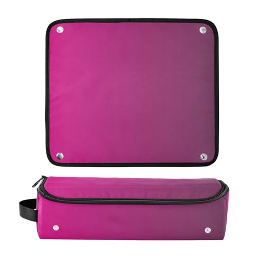 Bolsa de viaje para herramientas de cabello con tapete resistente al calor miniatura 3