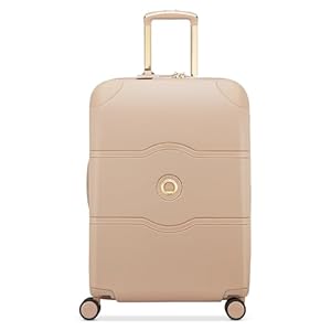 DELSEY Paris Chatelet Air 2.0 Reisekoffer, Hartschale, 66 cm x 45 cm x 30 cm, 73 l, Größe L, Rosébeige