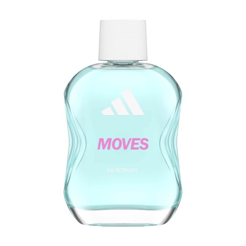 Image of adidas Moves Eau de Toilette, 50ml / 1.7fl oz. (pack of 1), Notes of Citrus, Lilly and Musk, Fragrance for Women, Long Lasting, Sporty Fragrance, Travel Size