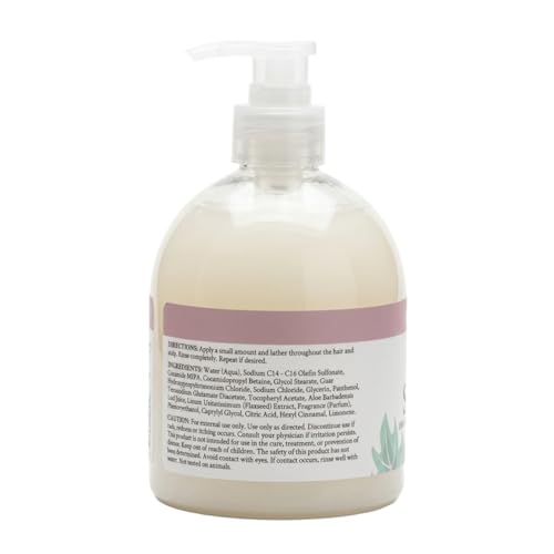 Image of Ginger Lily Farms Botanicals Shampoo, 16.9oz /6pk, Whispering Rose | 100% Vegan & Cruelty-Free | Moisturizing Shampoo for All Hair Types