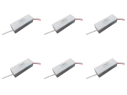 Image of TECHNOBEAM 40W driver,BIS certified Isolated driver 36V- 1000 mA with Red & Black wire at output for COB light, Steet light, flood light, And 2 x2 Panel (Pack of 6)