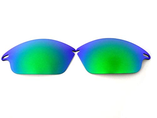 Galaxy Replacement Lenses For Oakley Fast Jacket Not For Fast Jacket XL Green Polarized.