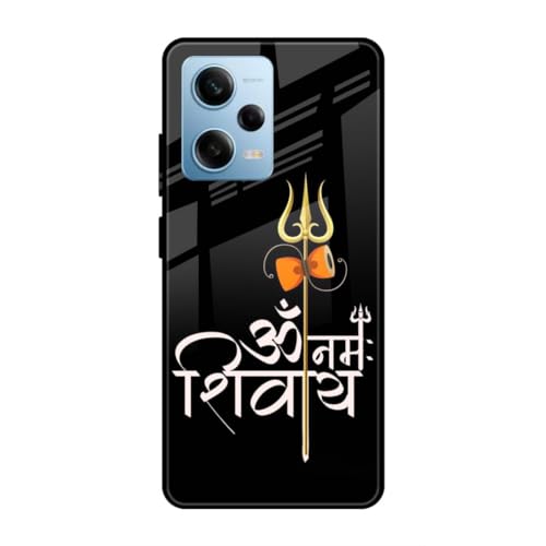 Image of SmashItUp God | Mahadev Designer Printed TPU Metal Case Mobile Back Cover for Redmi Note 12 Pro 5G