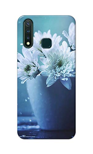 Image of PRINTFIDAA Flowers in The Glass On The Table Printed Designer Hard Back Case Cover for Vivo Y19 / Vivo U3 (6.53 inch) -(TY) MVN1002