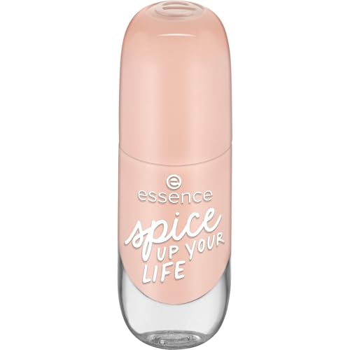 Essence gel nail colour, Nagellack, Nr. 09, Nude, langanhaltend, Expressergebnis, schnelltrocknend, glänzend, farbintensiv, acetonfrei, vegan, ohne Mikroplastikpartikel, ohne Parfüm, 1er Pack (8ml)