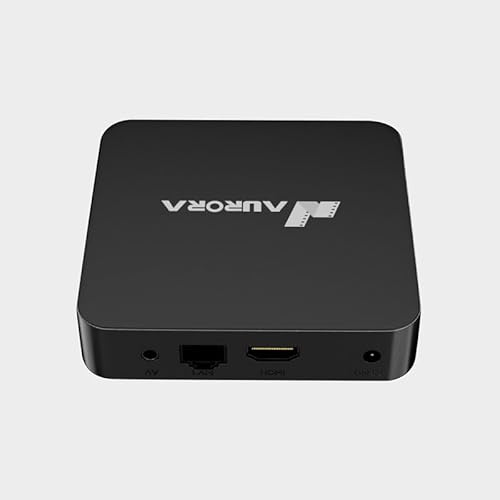 Tv Box Aurora Max-A Plus 4k 16gb Preto Com 2gb Ram Ultra Rápida