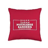 Sarah Huckabee Sanders 2022 Election Arkansas Governor Red Throw Pillow