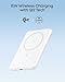 Anker MagGo Power Bank, Ultra-Slim 5,000mAh Magnetic Battery Pack, Qi2 Certified 15W Max Ultra-Fast MagSafe-Compatible Portable Charger, Ergonomic Design, for iPhone Air / 17/16 Series