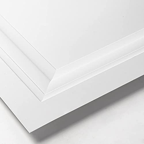 Image of Art3d 36-Pack Square Drop Ceiling Tile 2ft x 2ft in White, PVC Ceiling Panel 24 x 24in. - Covers 144 Sq.,ft., Multi-Pack, Compatible with 15 /16 inch Drop Ceiling Grid System