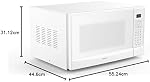 Danby Designer DDMW01440WG1 1.4 Cu ft Capteur Micro-ondes Four, 1000W Micro-ondes de comptoir avec dégivrage automatique & Cuisson de détecteur d'humidité, blanc