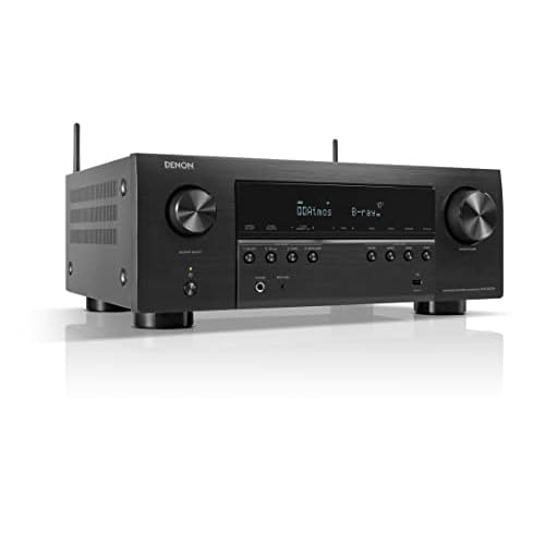 Denon AVR-S970H 7.2-Kanal AV-Receiver, HiFi Verstärker mit Dolby Atmos, DTS:X, 6 HDMI Eingängen und 2 Ausgängen, 8K HDMI, Bluetooth, WLAN, AirPlay 2, HEOS Mulitroom, Alexa kompatibel