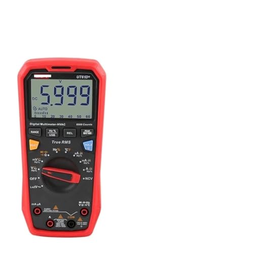 UT61B+ UT61E+ UT61D+ �X�}�[�g�v���t�F�b�V���i���f�W�^���}���`���[�^�e�X�^�[���j�b�g�^�̎����l�I�[�g�����W 6000 �J�E���g DC AC 1000V(UT61D Plus)
