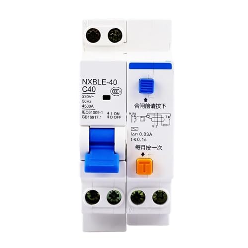 Evite cortocircuitos con RCBO 32A DPNL disyuntores de tierra NXBLE-40 proteccion contra fugas 230V