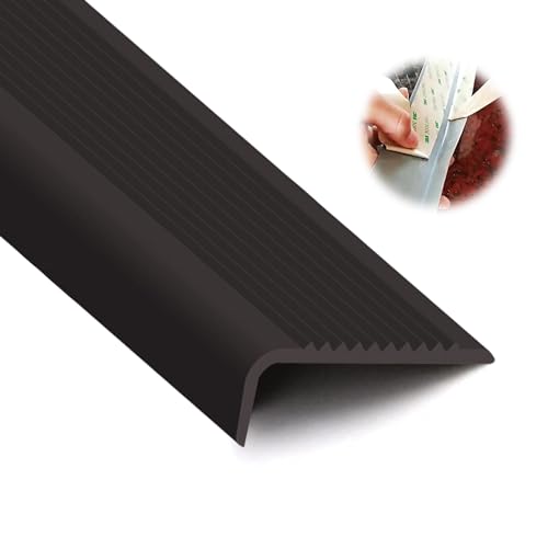 Nez de marche en caoutchouc anti glissade profilé L PVC autocollant pour marche usée