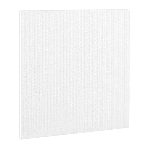 Amazon Basics Painting Canvas Panels, 12 Pack, White, 6" L X 6" W #TOP2