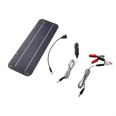 30W Solar Panel Charger for 12V Battery, Ideal for RVs and Boats