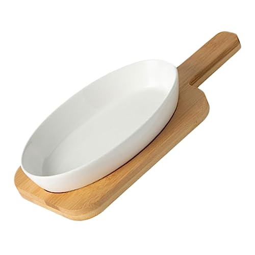 Plat de cuisson ovale céramique micro-ondes et four POPETPOP - 2