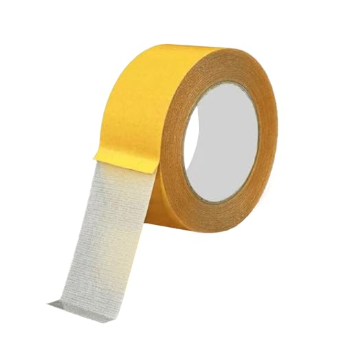 Cinta de tela de doble cara, para cortinas, dobladillos, pantalones, ropa, cortinas, acortar sin coser, planchar, cinta adhesiva de doble cara con alta fuerza adhesiva, transparente para moquetas y