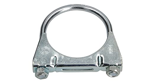 KOTARBAU® - 2 x Exhaust Pipe Clamp 65 mm for Mounting Antennas Pipes, Masts - Universal Hose Clamp for Pipe Fittings - Image 3