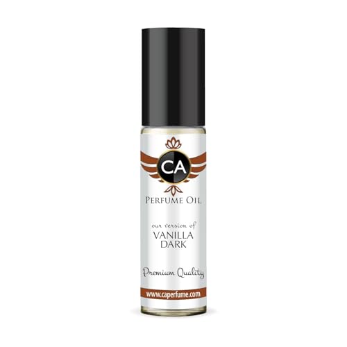 CA Perfume Impression of Vanilla Dark Unisex Eau De Parfum Amber Scent Long Lasting Unisex Fragrance Travel Size TSA Ready for Day and Night Wear 0.33 Fl Oz 10ml