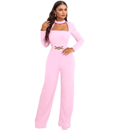 Image of Jigfar Women Sexy Elegant Bodycon Jumpsuit Going Out Romper Birthday Party Club Night Outfits