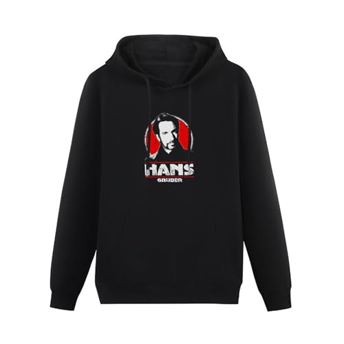 Wangjl Pullover Warm Hoodies Die Hard Hans Gruber Rickman Action Hero Willis Film Adults Hoody Size 3XL