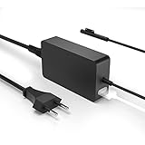 microsoft laptop surface book 2 44W 15V 2.58A Surface Pro Ladekabel: Laden Sie Ihr Surface Pro oder Surface Laptop mühelos und schnell mit dem 44W TechDot Netzteil auf, das einen zusätzlichen USB Port zum gleichzeitigen Laden eines anderen Geräts enthält.