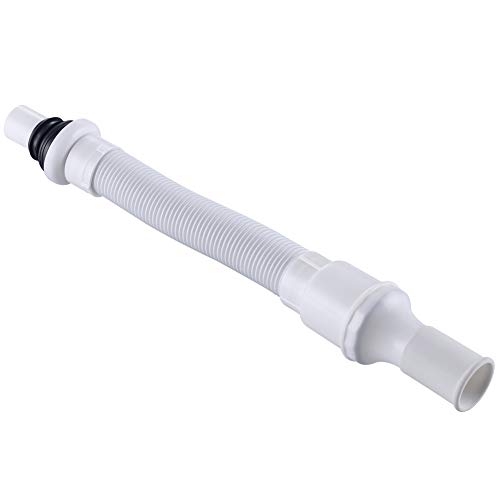 Flexible Drain Pipe, Angle Simple Flexible 1-1/4" Extension Hose Tail Pipe, Bathroom Sink Expanded Tube, Lavatory Sink Tailpiece, Vessel Sink Extension Drain Pipe, Length Of 16-15/16" To 33-1/4" #TOP6